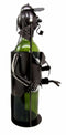 Professional Golfer With Ball Pipe & Flag Metal Wine Bottle Holder Caddy Decor