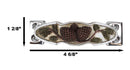 Rustic Western Pinecones Sprig Branch Drawer Cabinet Furniture Bar Pulls 2-Pack