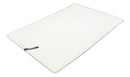 15"L Large White Double Wall Ceramic Rectangular Serving Plate Dish Platter