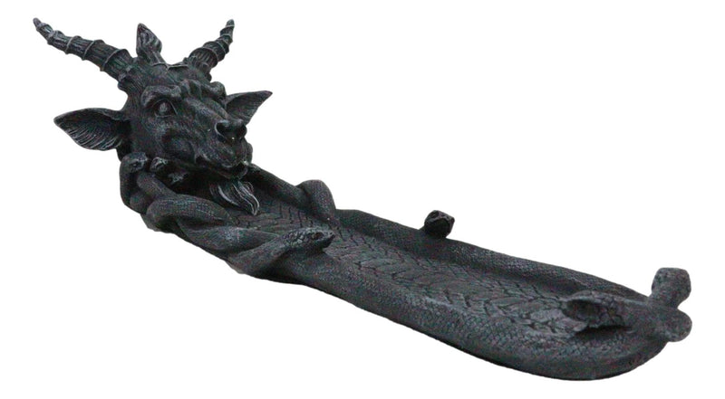 Samael Lilith Sabbatic Goat Baphomet Pentagram Sigil Incense Burner Figurine