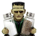 Halloween Dr Victor Frankenstein Monster Salt & Pepper Shakers Holder Figurine