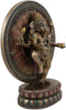 Ebros 9.25" Tall Hindu Dancing Ganesha in One Legged Yoga Pose On Lotus Figurine