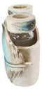Southwestern Indian Dreamcatcher Feather Salt And Pepper Shakers Holder Set