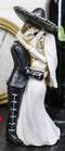Love Never Dies Wedding Bride & Groom Mariachi Skeleton Couple Dancing Figurine