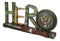 Rustic Patriotic Hero Word Art USA Army Eagle Seal Rifle Sign Desktop Plaque