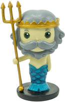 Ebros Greekies Collection Greek Mythology Poseidon with Trident Statue 4.25" H - Ebros Gift