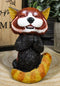 Sinister Pets TeeHee Grinning Red Panda Figurine 4"Tall Whimsical Comical Animal