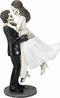 Ebros Love Never Dies Skeleton Wedding Groom Holding Bride Figurine Cake Topper