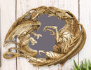 Medieval Arthur Fantasy Morgan Theomachia Feud Of Dragon Gods Wall Mirror Plaque