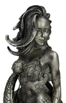 Seductive Siren of The Seas Mermaid Warrior Goddess In Fishnets Top Figurine