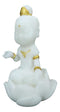 Cultural Art Amitabha Buddha Seated On Lotus Feng Shui Zen Vastu Mini Figurine