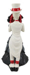 Day Of The Dead Wedding Skeleton Couple Bride and Groom Statue Love Never Dies