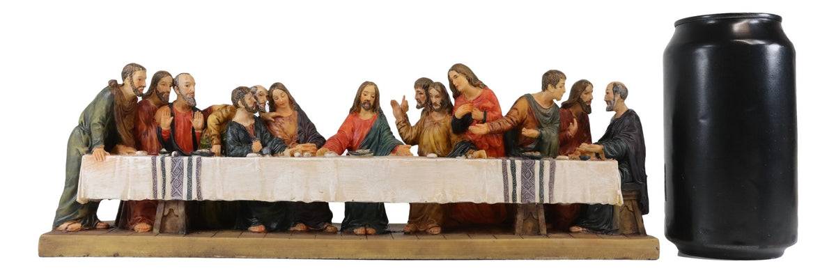 Ebros Da Vinci The Last Supper Of Jesus and Disciples Holy Communion Figurine 12.25"L