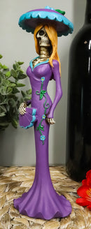 Ebros Steampunk Aristocrat Lady In Purple Skeleton Statue Day Of The Dead Baroness