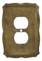 Set Of 2 Navajo Golden Crossed Arrows Wall Double Receptacle Outlet Plates
