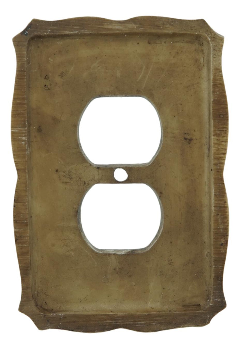 Set Of 2 Navajo Golden Crossed Arrows Wall Double Receptacle Outlet Plates