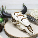 Western Steer Bull Cow Skull Decorative 3 Tea Light Votives Candle Holder Decor