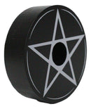 Set Of 2 Occult Wicca Witchcraft Pentagram Star Circle Spell Candle Holders