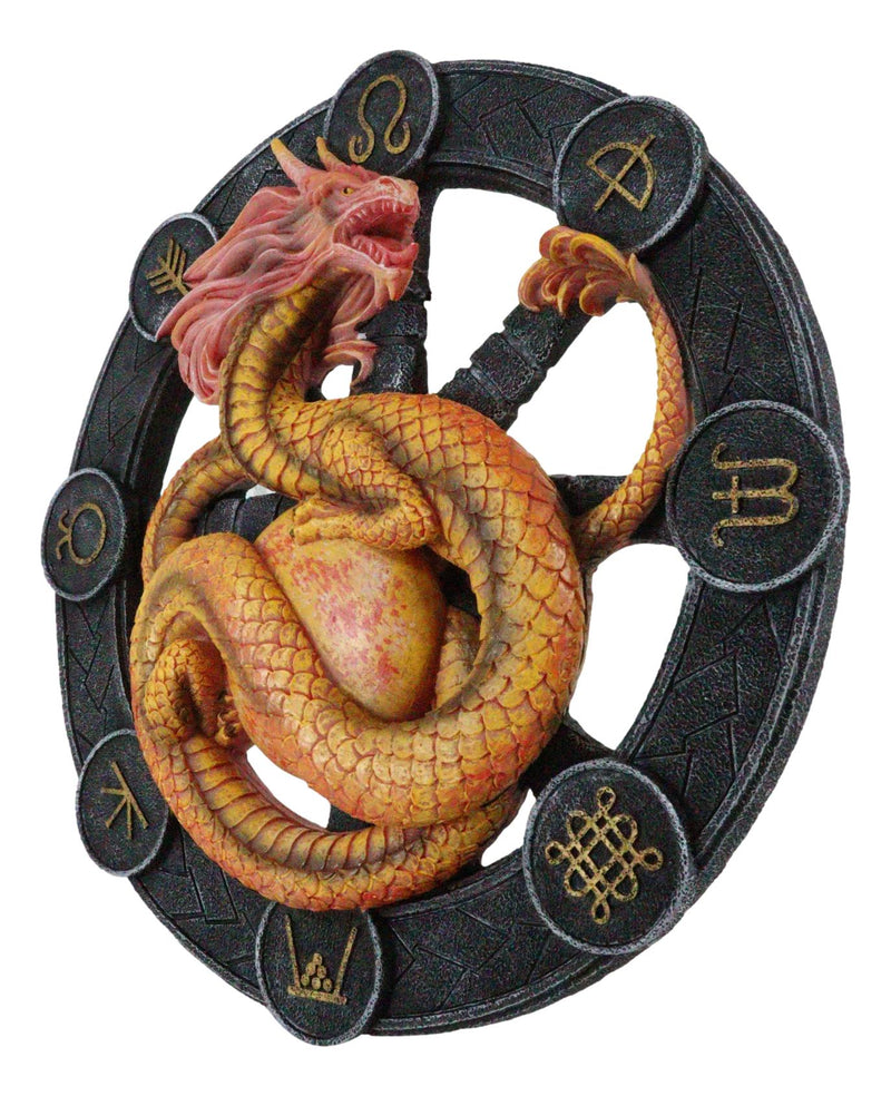 Litha Drake Summer Solstice Wheel of The Year Sabbats Of The Dragon Wall Decor