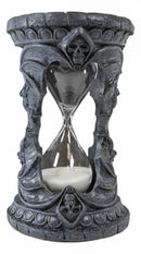 Ebros Time Waits For No Man Grim Reaper Vampire Bats Invertible Sand Timer Figurine