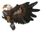 Patriotic American Majestic Bald Eagle With Open Wings Wall Decor Plaque 23"L