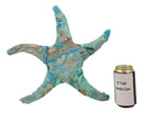 Starfish Sea Star Hand Crafted Paper Mache In Colorful Sari Fabric Figurine