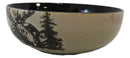 Large Rustic Emperor Elk Moose Deer Vegetable Presentation Serving Bowl 98Oz