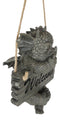 Ebros Jute Strings Hanging Welcome Garden Dragon Statue Nose Picker Wyrmling