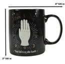Wicca Fortune Teller Psychic Tarot Cards Palm Reading Chirology Coffee Mug Cup