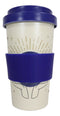 Fortune Teller Psychic Scrying Ball Palm Hands Travel Mug Cup W/ Lid And Sleeve