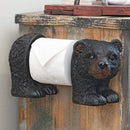 Ebros Darling Black Bear Cub Toilet Paper Body Holder Hanging Or Standalone Figurine