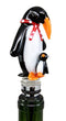 Polar Antarctica Emperor Penguin & Chick Wine Bottle Topper Stopper Cork Barware