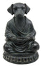 Ebros Meditating Buddha Dog Figurine Zen Koan Monk Dharma Sculpture 6"H Talisman