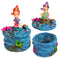 Mermaid Mergirl Sisters Sitting On Rock By Corals Mini Decorative Boxes Set Of 2
