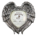 Gothic Angel Winged Heart Photo Picture Frame Wall Or Easel Desktop Display