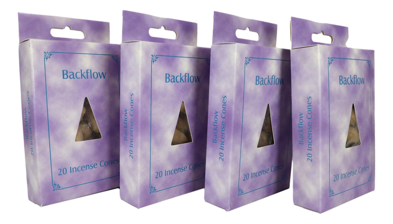 Backflow Incense Cones Pack of 80 Sandalwood Scent For Incense Burners
