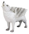 Ebros Snow Angel Wings Native Tribal Howling Wolf Totem Spirit Figurine Collection 6"L