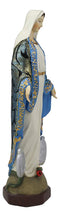 Our Lady of Graces With Miraculous Miracle Medals Statue In Fabric Linen Garment
