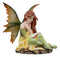 Once Upon A Time Summer Romance Bookworm Fairy In Radiant Yellow Dress Statue