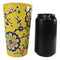 Yellow Floral Cherry Blossoms Ceramic Travel Mug Cup 12oz With Lid Hot Or Cold