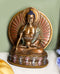 Bodhisattva Shakyamuni Meditating Buddha On Lotus Throne With Fire Sun Disc