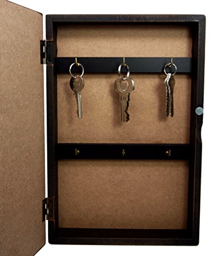 Ebros Gift Black Bear Country Secret Safe Book Shaped Multiple Keys Decorative Storage Organizer