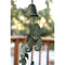 Ebros Seahorse Wind Chime Seahorses Float Under a Patina Brass Bell