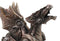 Small Roaring Proton Steampunk Cyborg Dragon Statue Mechanical Robotic Dragon