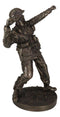 Ebros Gift Military WW2 Staff Sergeant Squad Commander Tossing Grenade Figurine