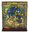 Ebros Louis Comfort Tiffany Four Seasons Collection Autumn Stained Glass Art With Base Decor