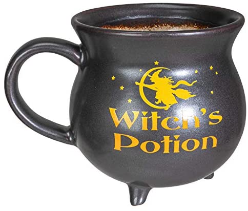 Witch's Potion Cauldron Ceramic Porcelain Mug Bowl 32 Fl Oz