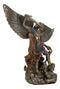 Small Guido Reni Saint Michael The Archangel Trampling On The Devil Figurine