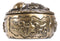 Nautical Kraken Octopus With Ship Anchor Decorative Jewelry Box Figurine 4"Diam