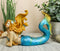 Ebros 6"L Colorful Nautical Mermaid Mergirl Lying On Sea Floor And Daydreaming Statue
